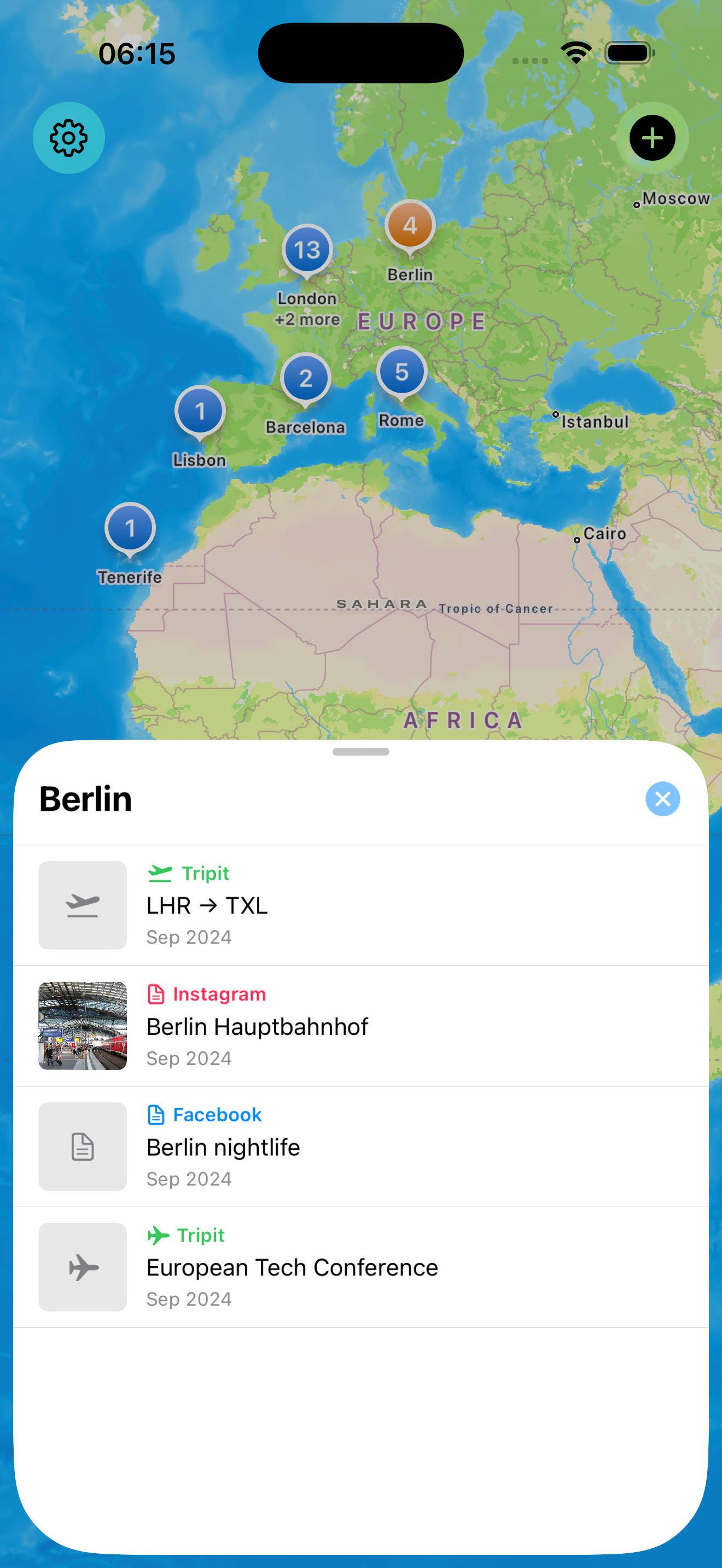 LifeVis Map View